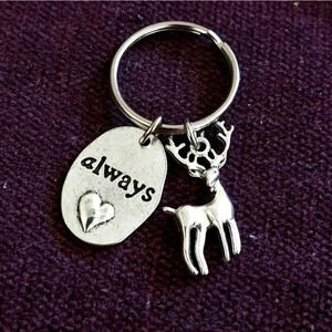 Harry Pottwr always love heart Keychain